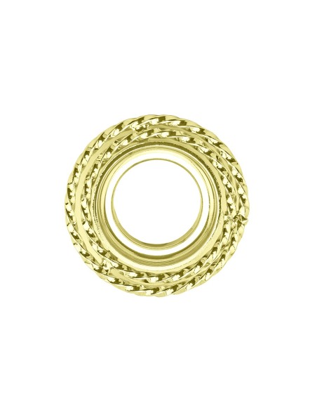 Lowrider Double Square Twisted Headset Cup Gold.